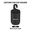 Für Skoda Leder Auto Wasserbecherhalter Innen Getränkehalter Organizer Zubehör Fabia 1 2 Octavia a7 RS Superb Rapid Yeti Karoq