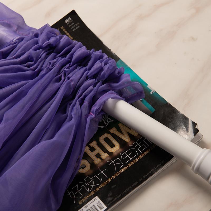 Home Window Screen Curtain Tulle Multi-color Sheer Curtains for Living Room Hotel Beauty Salon Window Privacy Screening Decor