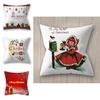 Vibrant Christmas Themed Decorative Cushion Cover For Festive Home Decor 18x18