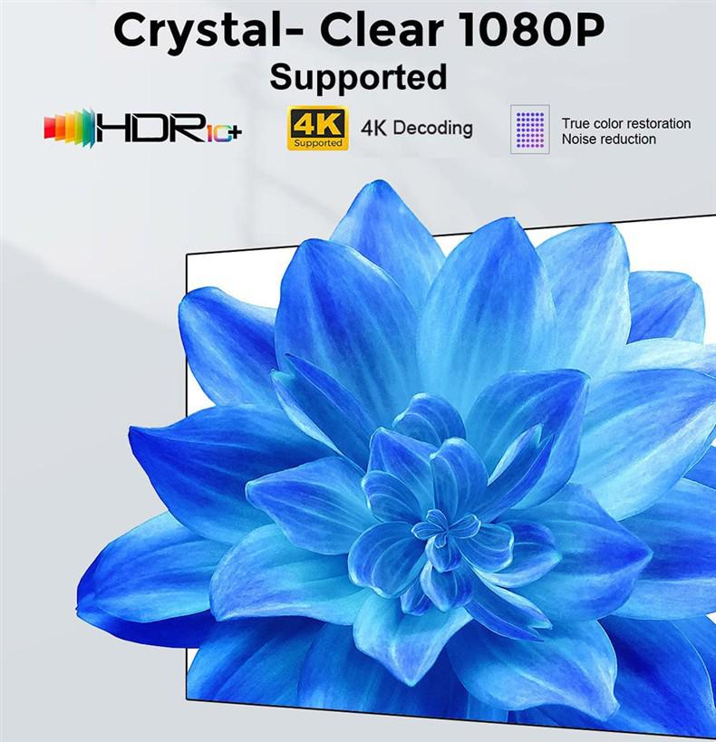 2026 Germany P700 Portable HD 1080 Electric Focus Projector for Home & Office