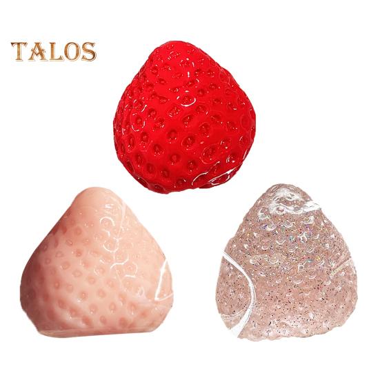 

3 шт. Игрушки-игрушки в виде клубники, экологически чистые, без запаха, реалистичные, портативные, забавные, новинка, сделанные вручную, игрушки-игрушки в виде клубники 3pcs