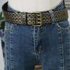 Cinto de Jeans Unissex Tira de Cintura Gótica Acessórios de Cinto Larga para Cintos Feminino Masculino