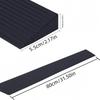 1PC 80cmX5.5cm  Multi Purpose Ramp Mat Door Threshold Ramp Self Adhesive Durable Non Slip Suitable for Robotic Vacuums Home