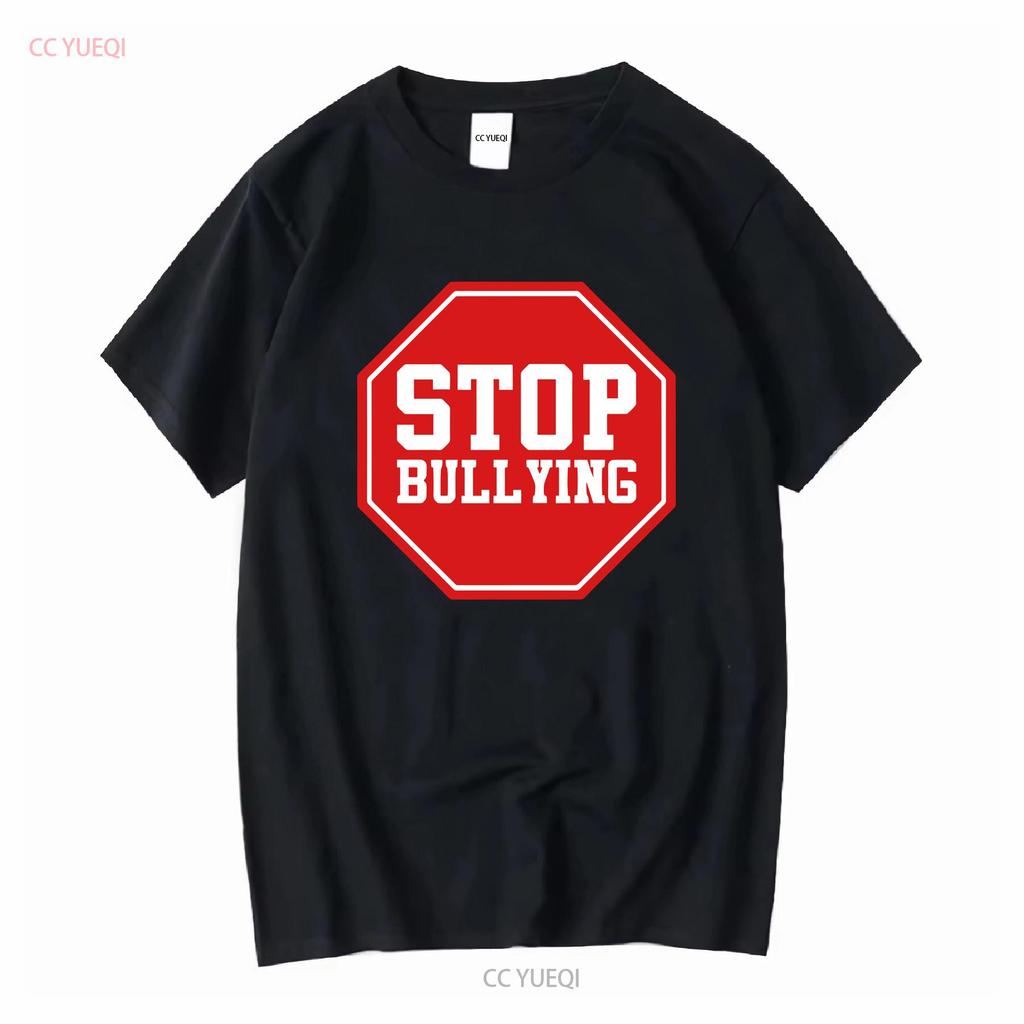 Stop Bullying Softstyle T Shirt vintage Washed designer clothes fashion homme Comfortable Slightly streetwear