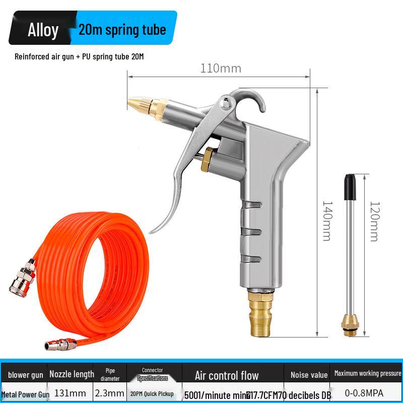 High-Pressure Air Duster Gun for Dusting and Blowing