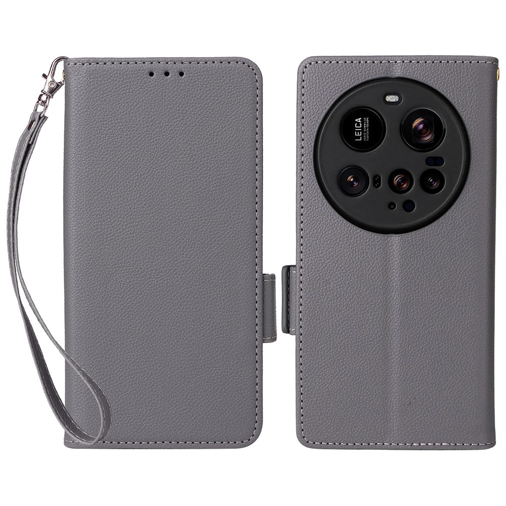 For Xiaomi 15 Ultra Case Wallet Flip Litchi Texture PU Leather Phone Cover