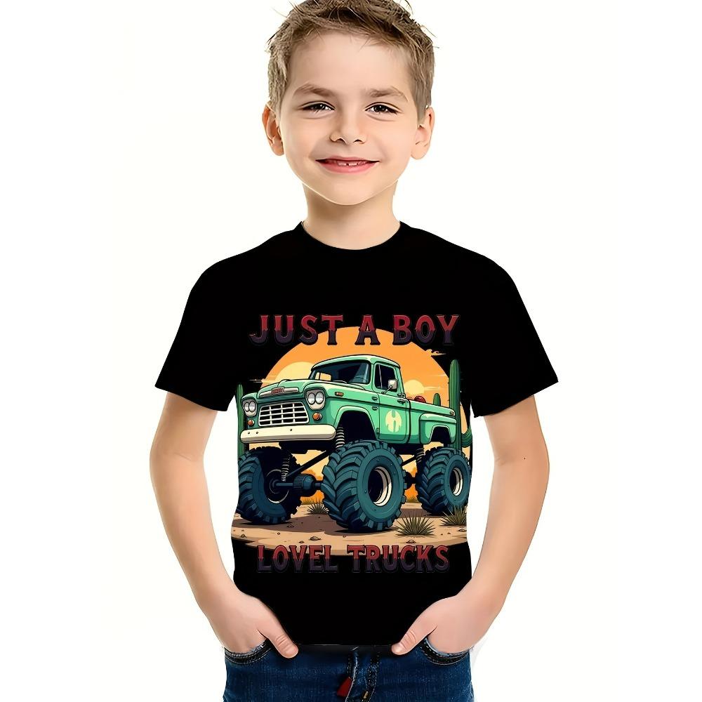 Fashion Kids T-Shirt Dinosaur 3D Printed Tees Short Sleeve Girl's Summer Clothes O-Neck Cute Boy Child T Shirt Children Top