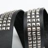 2023  Square Bead Rivet Belt Metal Pyramid Belt Men And Women Punk Hardware Jeans Belt Designer Belt Woman Belts