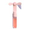 Mini Double Head Handheld Fan Desktop Office Outdoor Folding Big Wind USB Student Portable Electric Fan