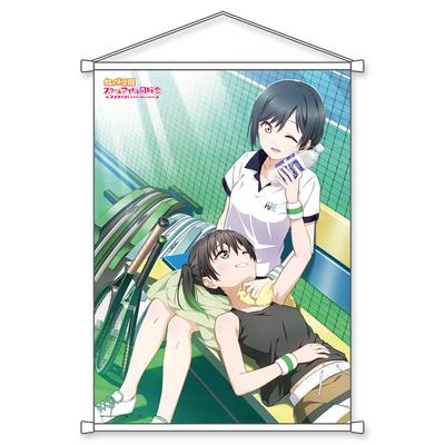 """Love Live Nijigasaki High School Idol Club"" B2 Wandteppich Yuu & Shiori ca.". 51,5cm x 72,8cm Hergestellt aus seltenem Wildleder