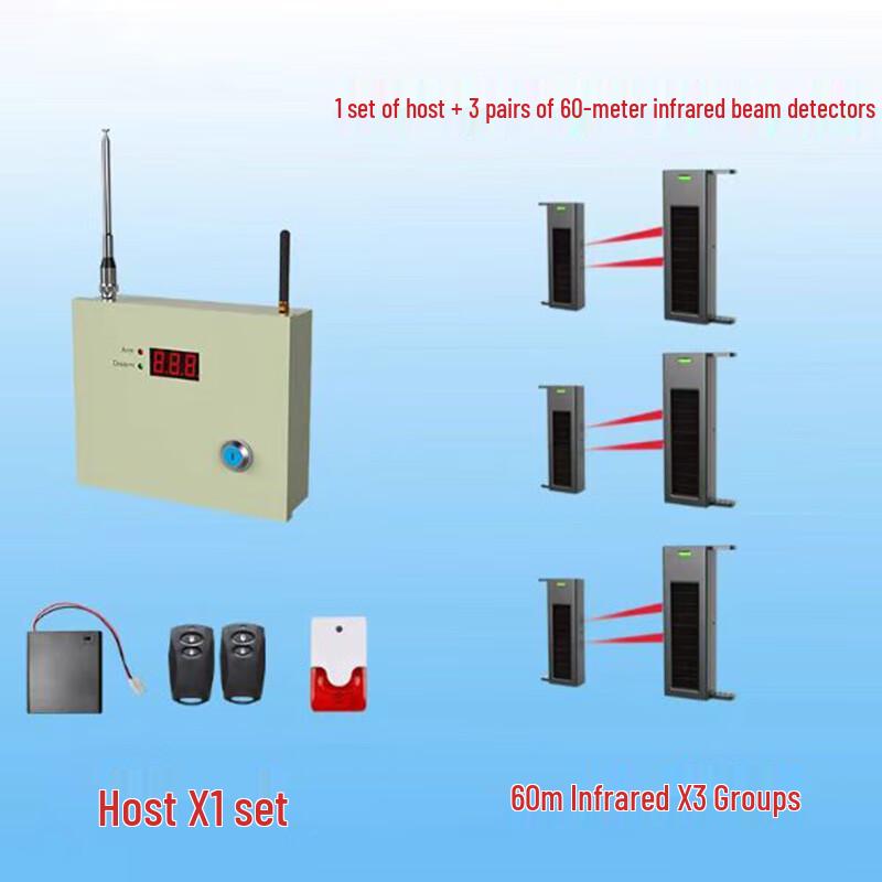 Solar Wireless Infrared Perimeter Security System