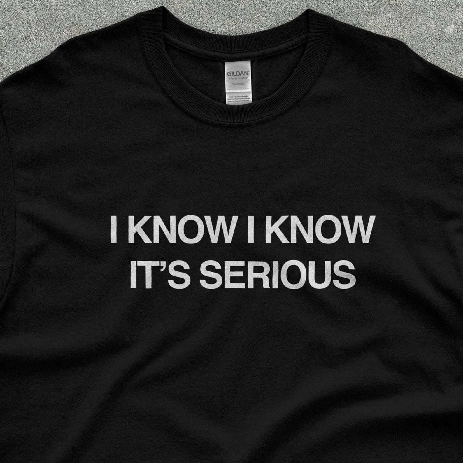 I know I know It s Serious - Smiths t shirt, Girlfriend in a Coma shirt, Vintage Smiths tshirt, Morrissey 3XL