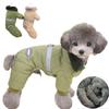 Warm Winter Pet Dog Coat Clothes for Puppy Small Dogs Pets Jacket Thicken Fur Collar Dog Clothing Jumpsuit Chihuahua Costume Pug