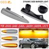 1 Pair LED Dynamic Side Marker Blinker Light  For Lexus IS F LS460 LS460L LS600h LS600hL LX570 LX450D Scroll Turn Signal Lamp