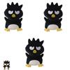 Cartoon Cool Black Penguin Plush Toy With Ultra Soft Short Fur For Kids And Teens