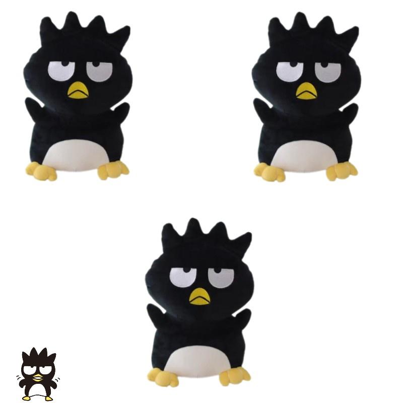 Cartoon Cool Black Penguin Plush Toy With Ultra Soft Short Fur For Kids And Teens