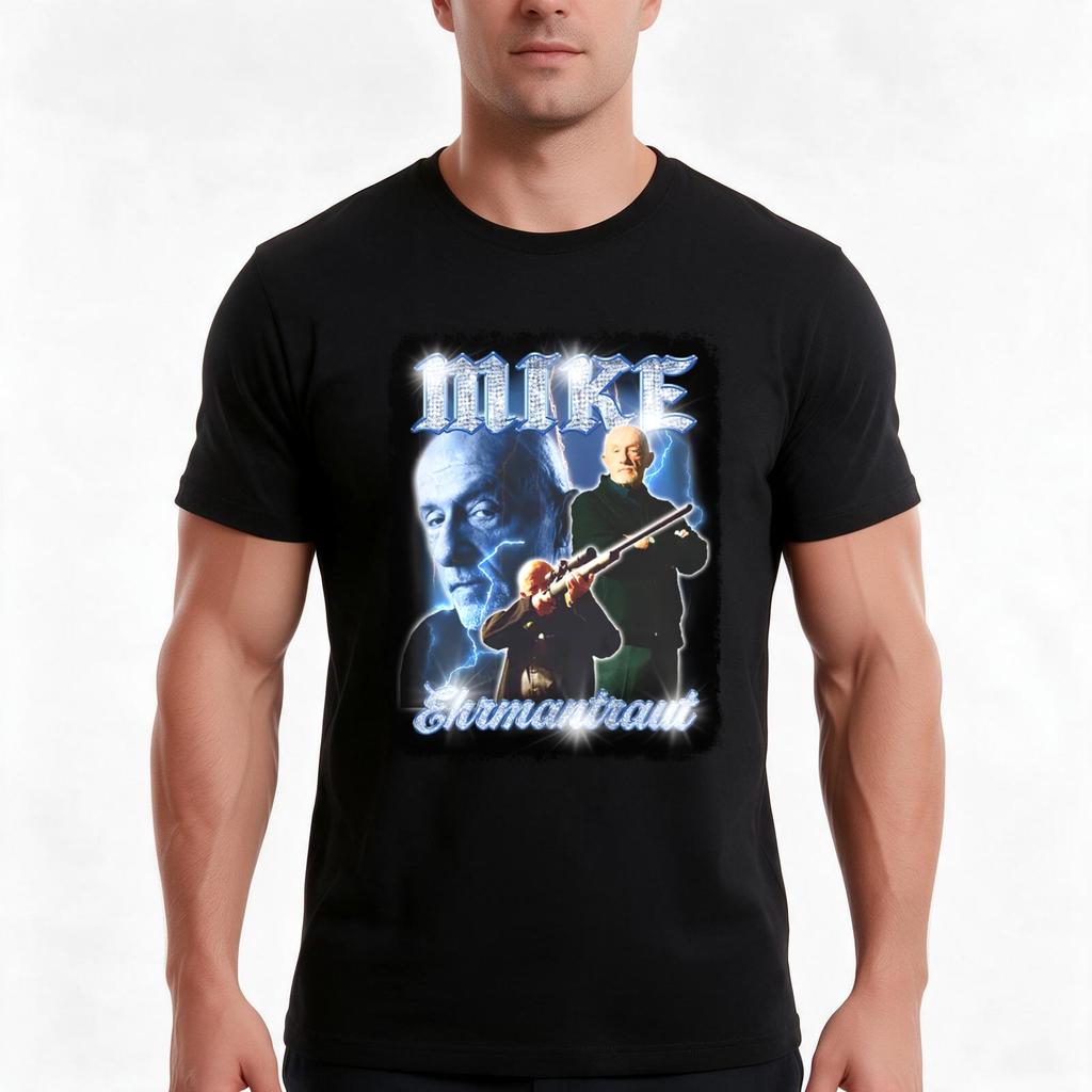 Better Call Saul Mike Ehrunisextraut Tshirt Summer Casual Cotton Tee Oversized Streetwear Tops Vintage Graphic Print