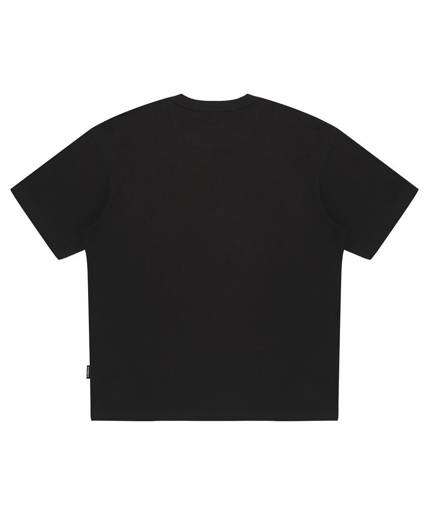 Syupeodeulai Essential Logo T-Shirt Black Sduiscq11Blk