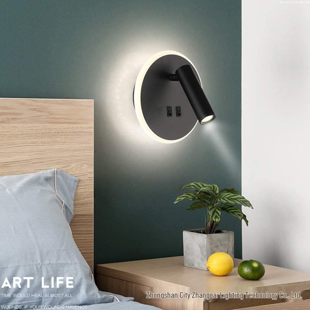 Modern Nordic LED Rotatable Wall Light for Bedroom, Living Room & Hotel