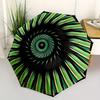 1pc Abstract Pattern Automatic Folding Umbrella, Portable & Foldable Design with 8 Ribs, Casual Outdoor Accessory yy250805053