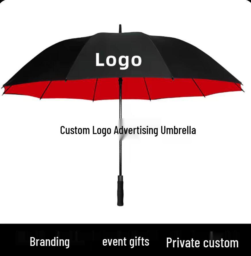Extra Large Double-Layer Automatic Long-Handled Umbrella for Three, Windproof and Sunproof, Reinforced and Extra Thick, Perfect for Men