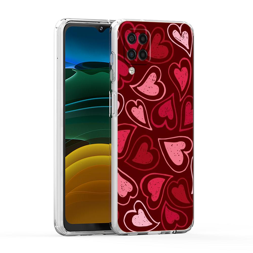 Colorful Love Heart Phone Case For Samsung Galaxy A13 A33 A35 A55 A73 A53 A23 A51 A71 A21S A31 A41 A05s A03S A15 A25 5G Cover