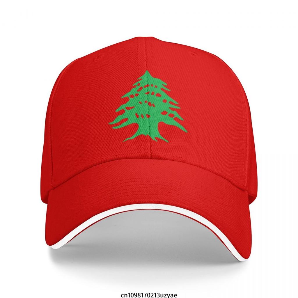 Flag Of Lebanon Cedar Baseball Caps Hip Hop Sandwich Cap Men Women Adjustable Outdoor Sport Hat