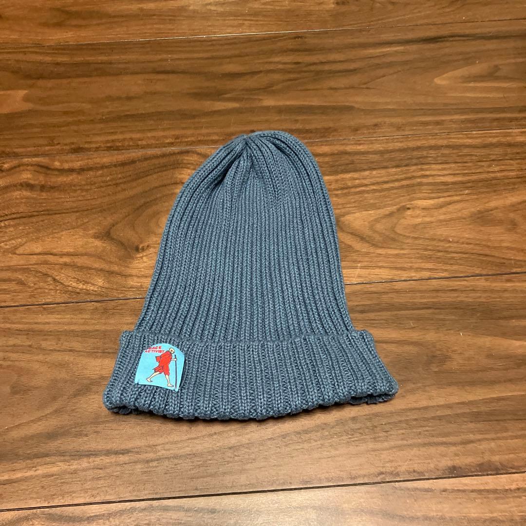 Used Capital Knit Hat Blue Good Condition