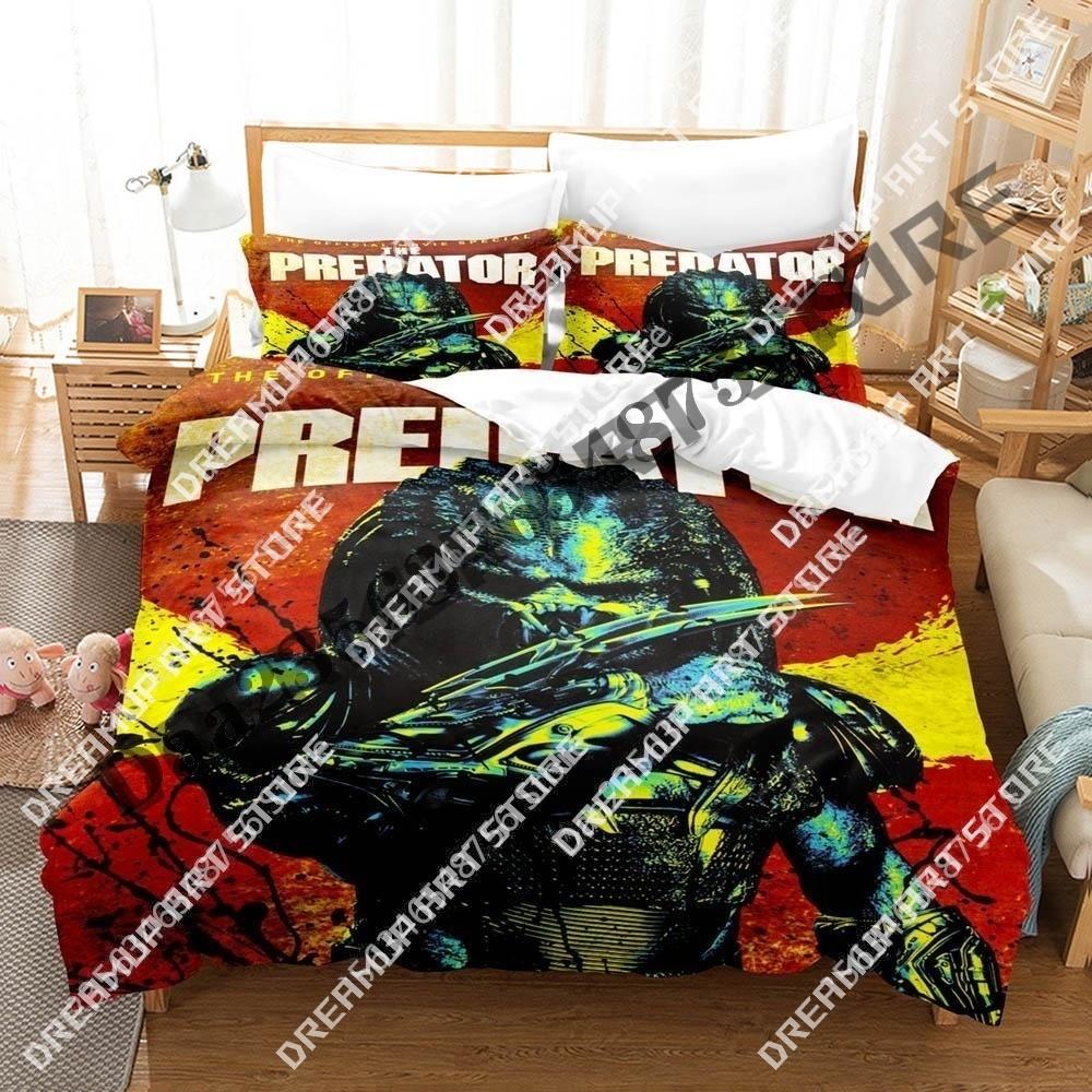 3D Print The Predator Bedding Set Single Twin Full Queen King Size Bed Set Aldult Kid Bedroom Duvetcover Set 3D Print Bed Sheet