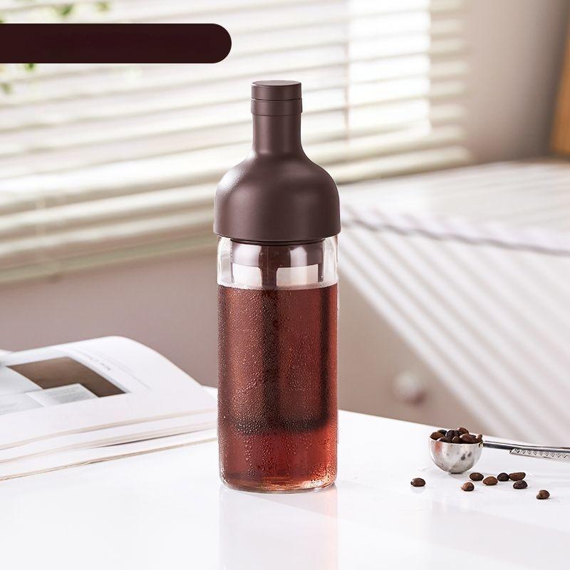 GIANXI Cold Brew Coffee Maker Home Cold Kettle Portable Non-leaking Tea Cold Brew Cup Ice Drop Kettle Cold Brew Fruit Teapot