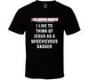Talladega Nights Ich stelle mir Jesus gerne als schelmischen Dachs vor Zitat T-Shirt Unisex T-Shirt