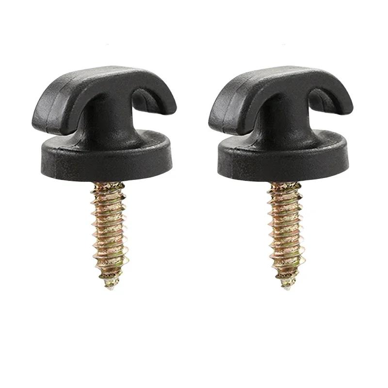 1/8pcs Universal Car Rear Trunk Envelope Cargo Net Tie Down Hook Ring Loop Hanging Mounts and Holder Trunk Organizers Auto Parts