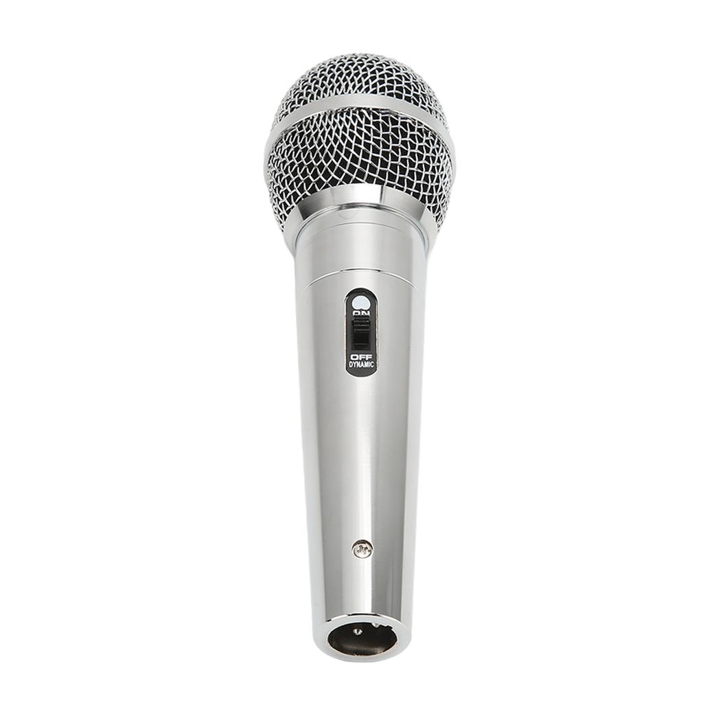 6.5mm Handheld Wired Microphone Noise Reduction Impact Resistant Intelligent Dynamic Microphone