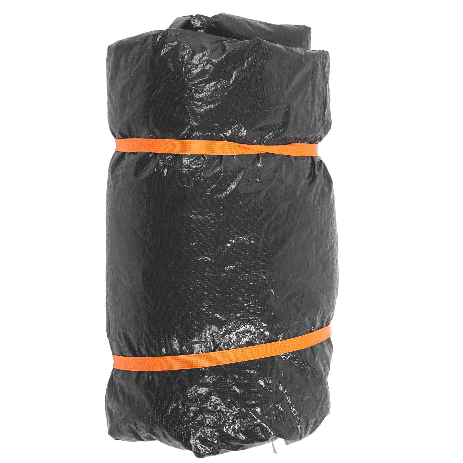 Black Spacious Camping Outdoor Tent Camping Double Layer Portable Big Tent for Hiking Traveling