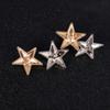 12pcs Gold Tone Star Collar Pin Pentagram Collar Pin Anchor Star Planet Pin for Party and Business Attires