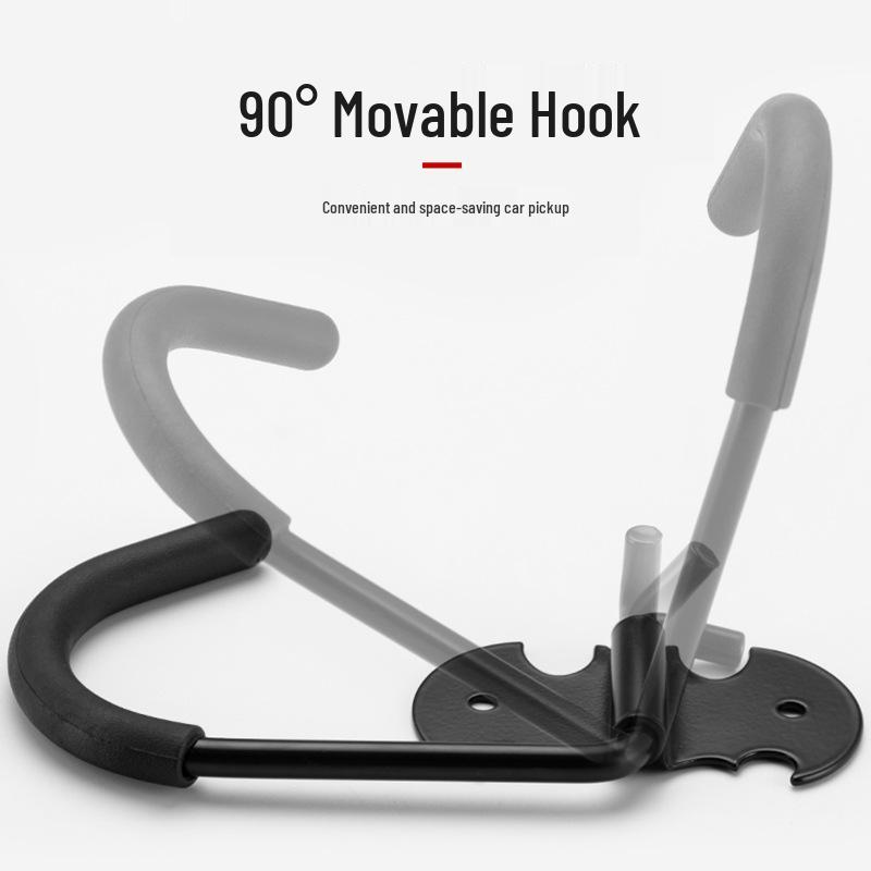 Wall-Mounted Bicycle Display Hook Rack for Mountain Bikes