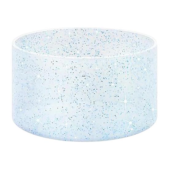 Silikonový návlek na kelímek s třpytkami, protiskluzový, tepelně izolační kryt, lehká podložka pod láhev na vodu pro tumbler