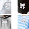 Bows Patches Lace Bows Decorative Patches Bows Sew On Applique Bowknot Embroidered Patches for Clothes Brooch Hairclip