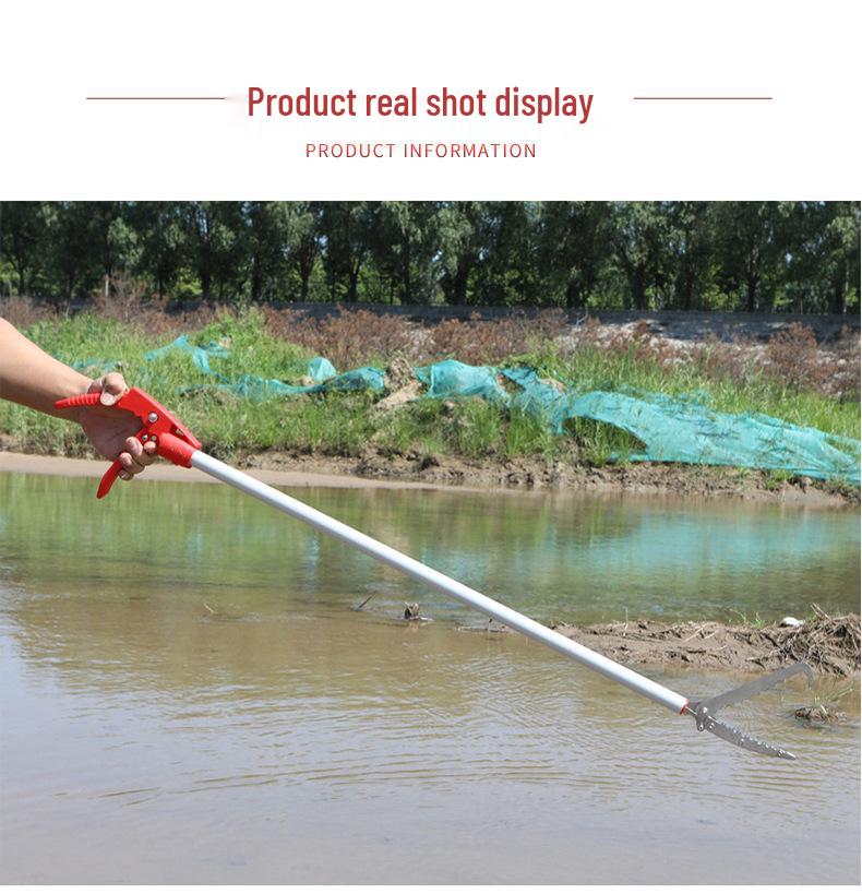 Aluminum Alloy Extended Crab & Loach Pliers - Outdoor Snake Control Tool