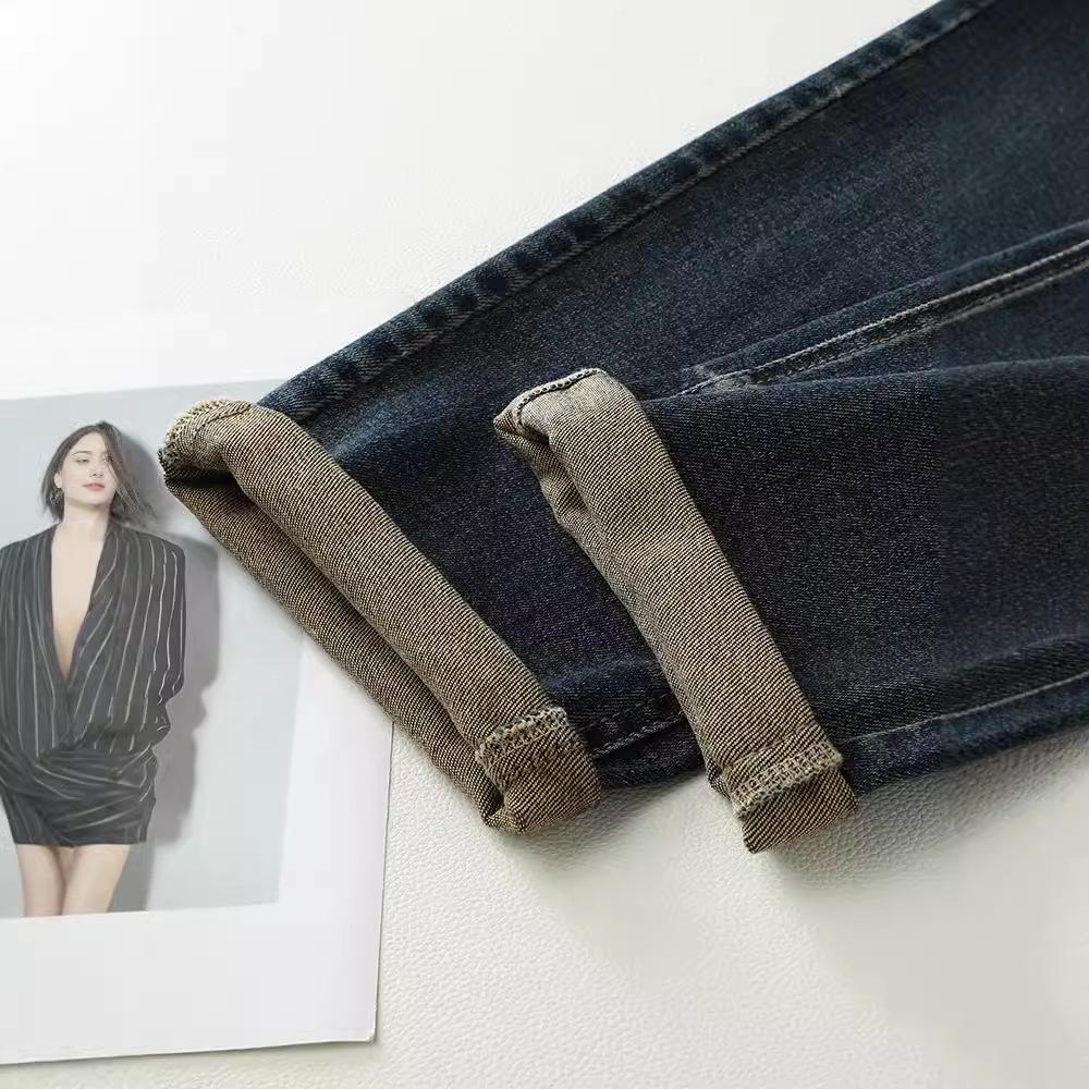 Women's High-Waisted Slimming Harem Jeans - Versatile, Loose-Fit Casual Pants