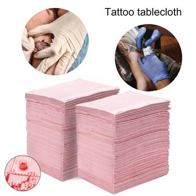 20Pcs/Set Disposable Tattoo Pads Waterproof Anti-pigment Solid Color Daily Absorbent Table Mat for Home
