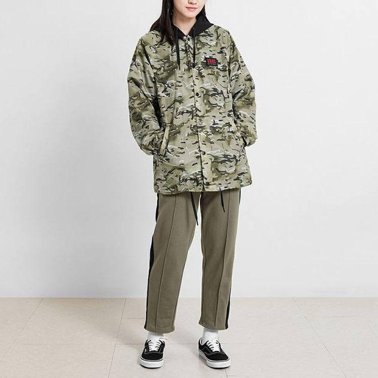 Vans Camouflage Casual Hooded Jacket Women Jackets VN0A4BR9W09