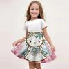 Hot Sale Kids Girl Cosplay Hello Kitty 3d Princess Dress Girls Birthday Party Kuromi Dresses