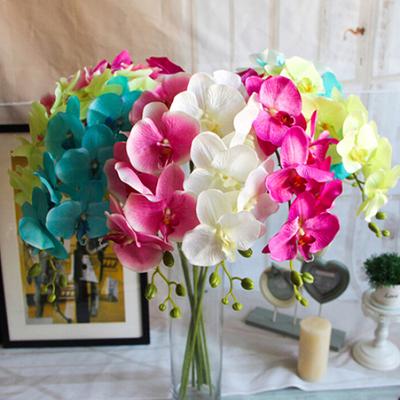 Künstliche Schmetterling Orchidee Blume 1 Stück Hochzeit Home Decor Gefälschte Tuch Blume