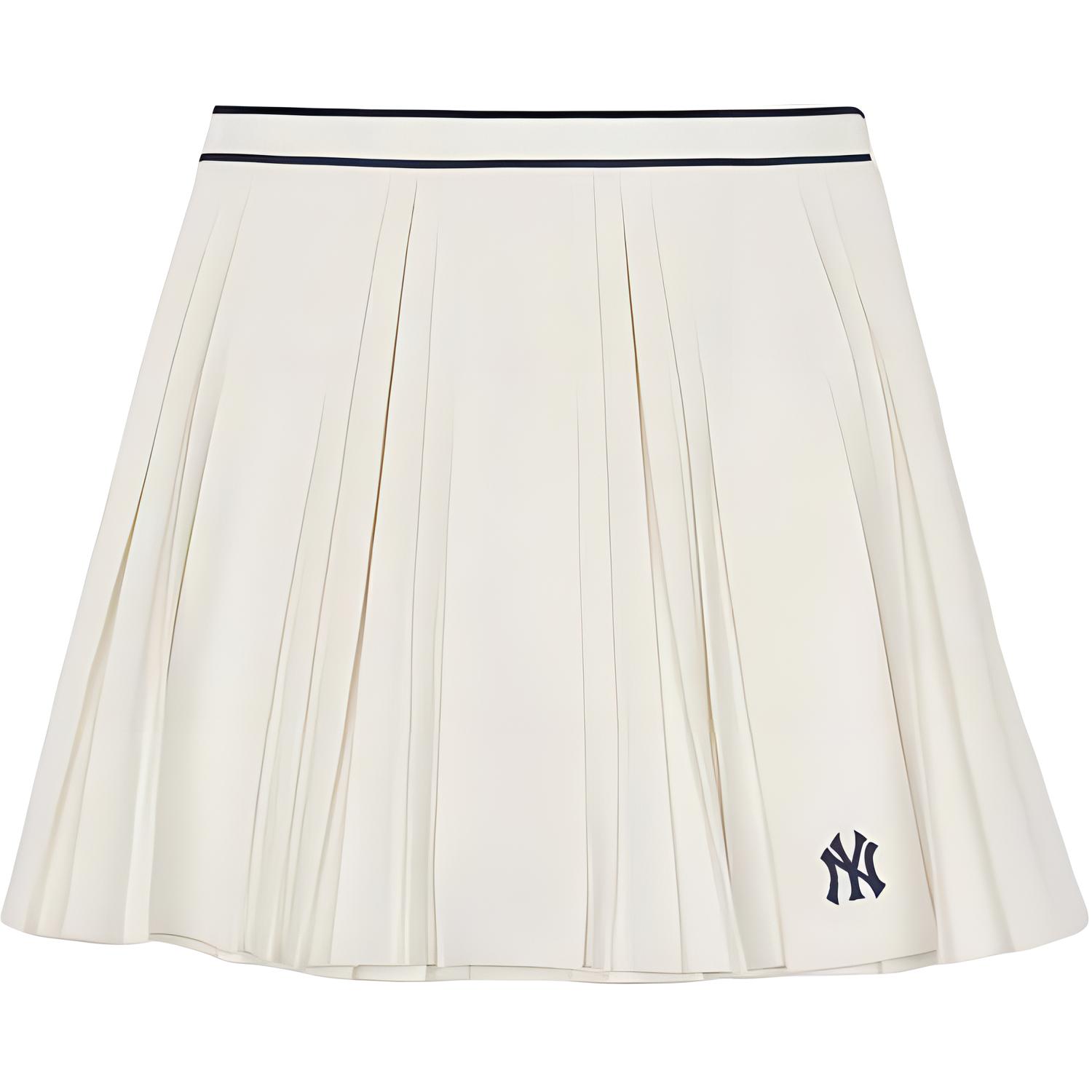 

New MLB New York Yankees Casual Short Skirts Women s Cream 3FSKV0144-50CRS-MLB1 M