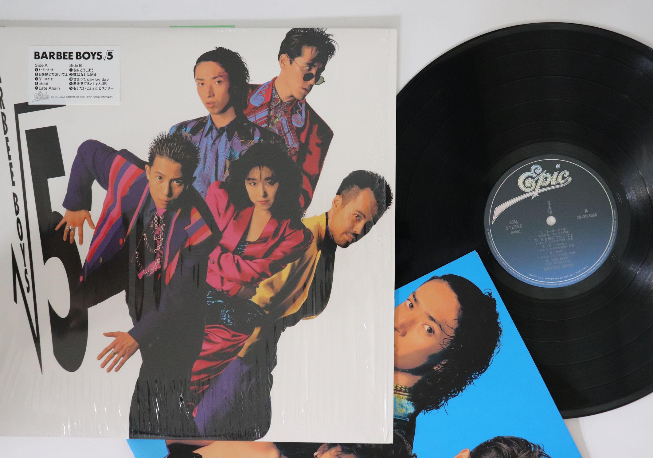 

LP Пластинка BARBEE BOYS - Root Five 283H5066 EPIC 1989 Япония Японский поп/рок
