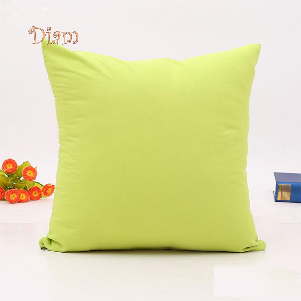 

HOHO Кровать Декор Сплошной цвет Пледы Наволочка Квадратная наволочка зелёный