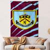 "Burnley Football Club Team Emblem" Patterned Tapestry Decorative Wall Hanging, Home Bedroom Living Room Decor