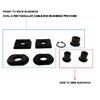 Set di Riparazione Boccole Solide Terminali Cavo Cambio 02A – Adatto per VW Golf MK3, Jetta MK3, Corrado