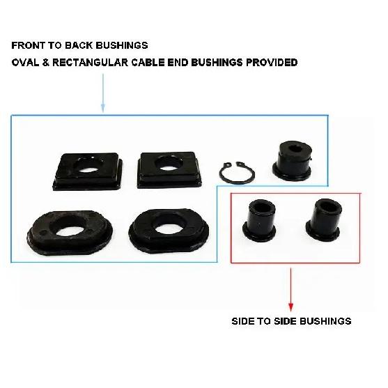 Set di Riparazione Boccole Solide Terminali Cavo Cambio 02A – Adatto per VW Golf MK3, Jetta MK3, Corrado
